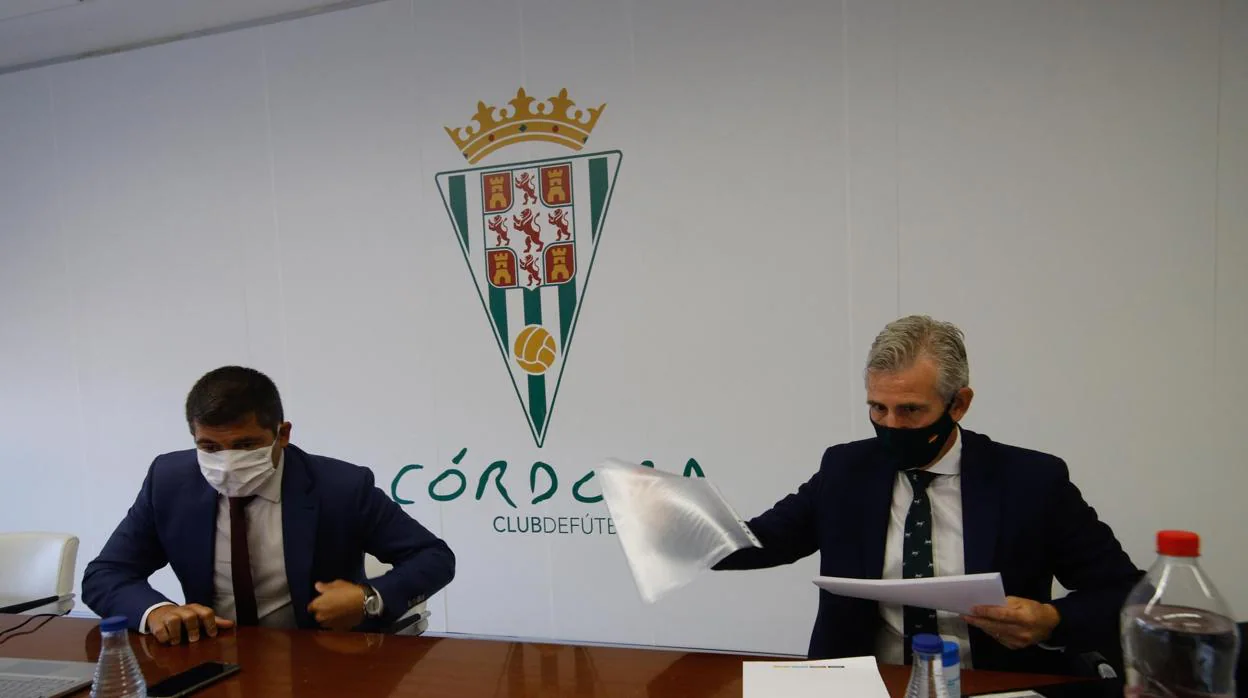 Los administradores judiciales del Córdoba CF hasta el jueves, Francisco Estepa y Javier Bernabéu