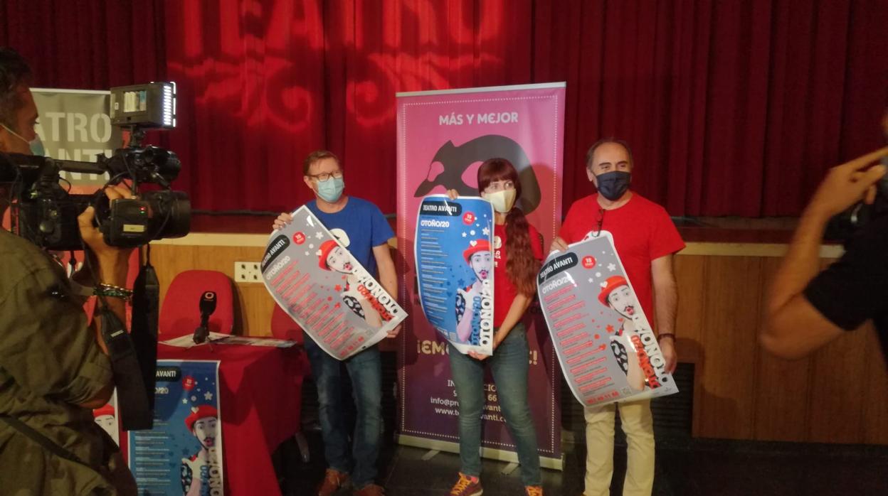 Acto de presentación de la nueva temporada del Teatro Avanti, esta mañana