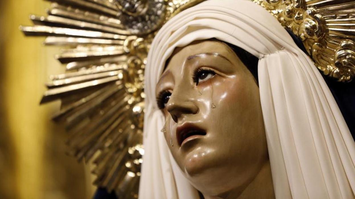 La Virgen del Mayor Dolor de la hermandad del Calvario