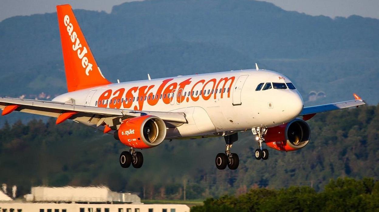 Un avión de la compañía EasyJet