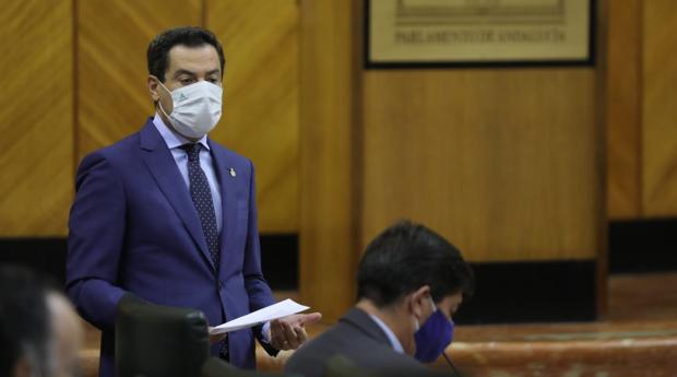 Moreno afirma que la Junta ha gastado 2.300 millones de euros extra en la lucha contra el coronavirus