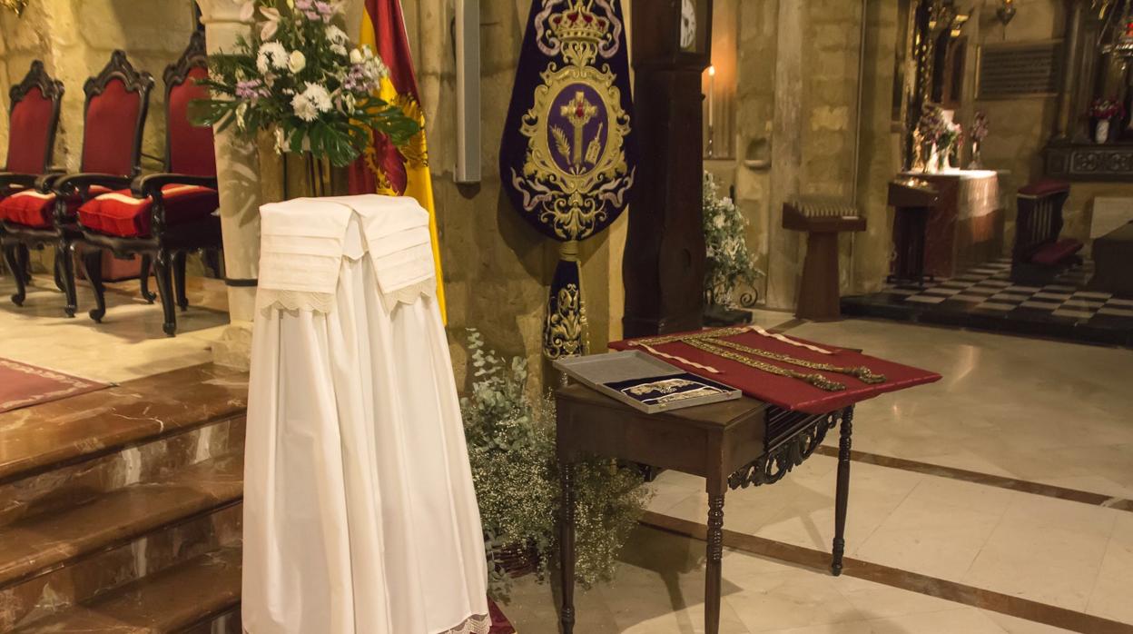 Piezas bendecidas por la hermandad del Calvario