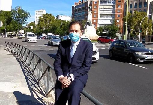 El abogado del Estado en excedencia, en el centro de Madrid, donde tiene su despacho