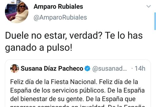 El mensaje de Rubiales y Díaz