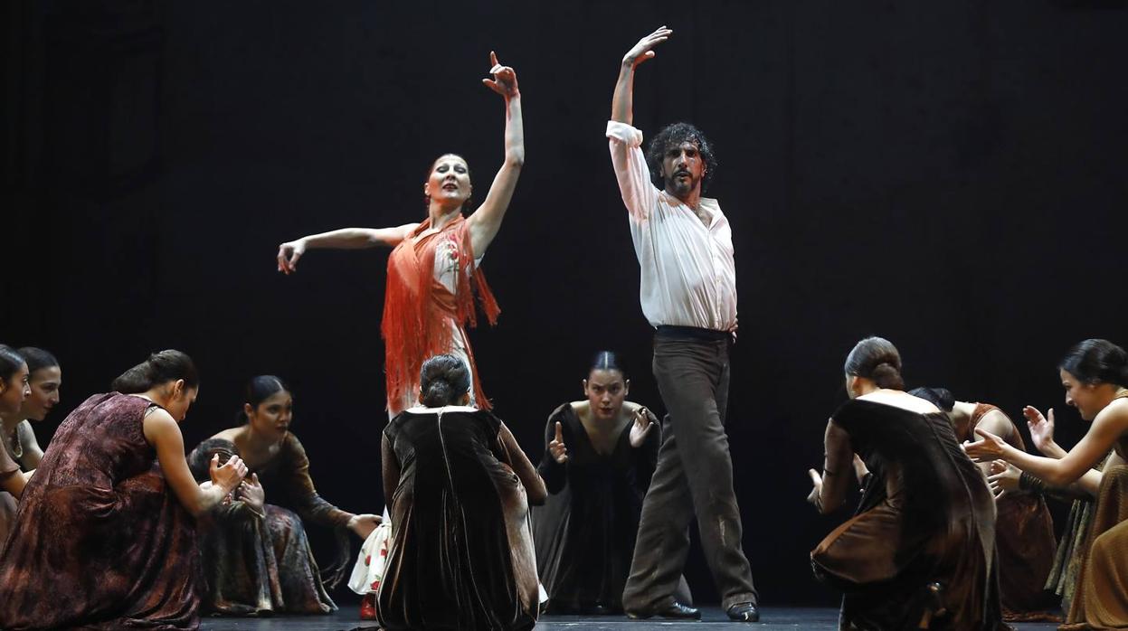 Espectáculo «25 aniversario» del Ballet Flamenco en Andalucía en su estreno en Sevilla