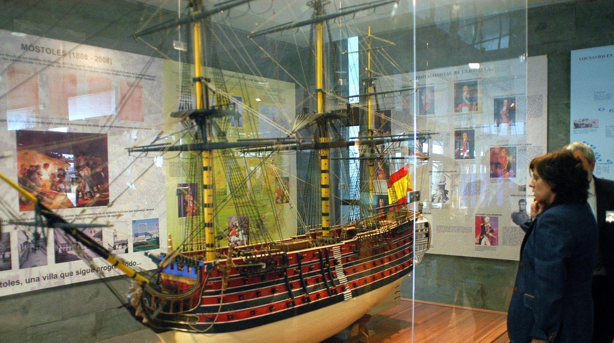 Exposición sobre la batalla de Trafalgar