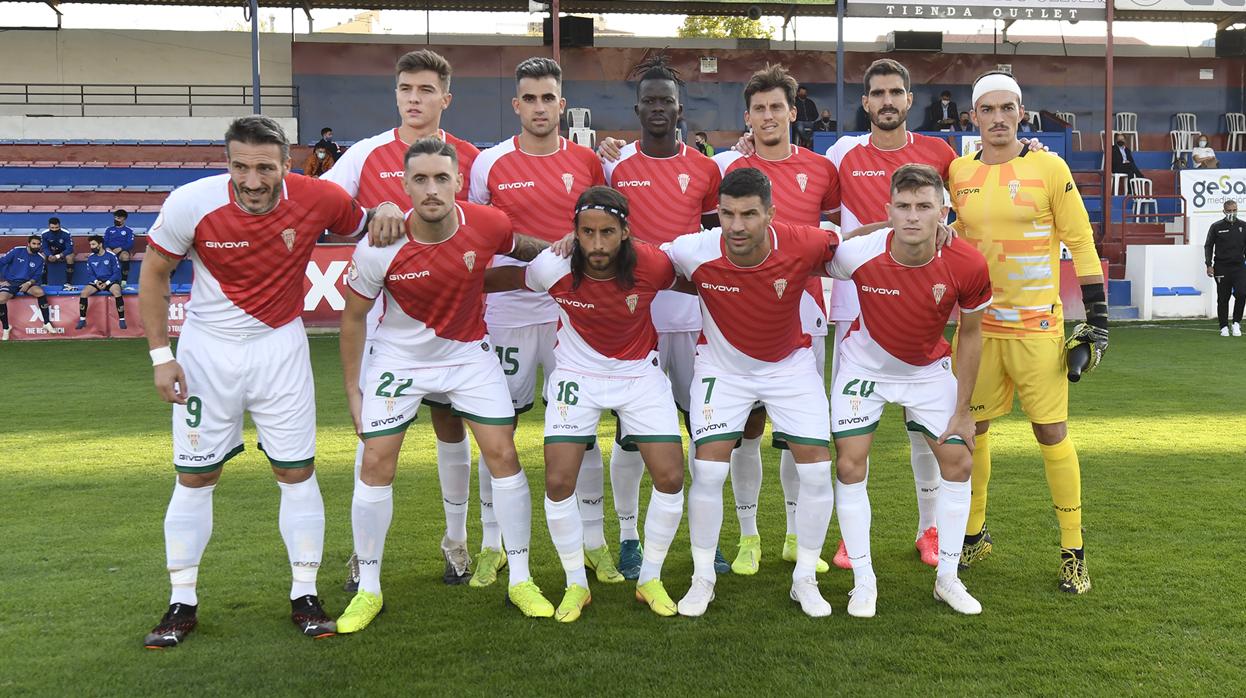 Alineación del Córdoba CF en el partido del domingo ante el Yeclano