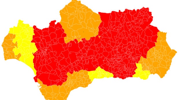 Las medidas que están vigentes en cada municipio de Andalucía según el nivel de alerta sanitaria por coronavirus