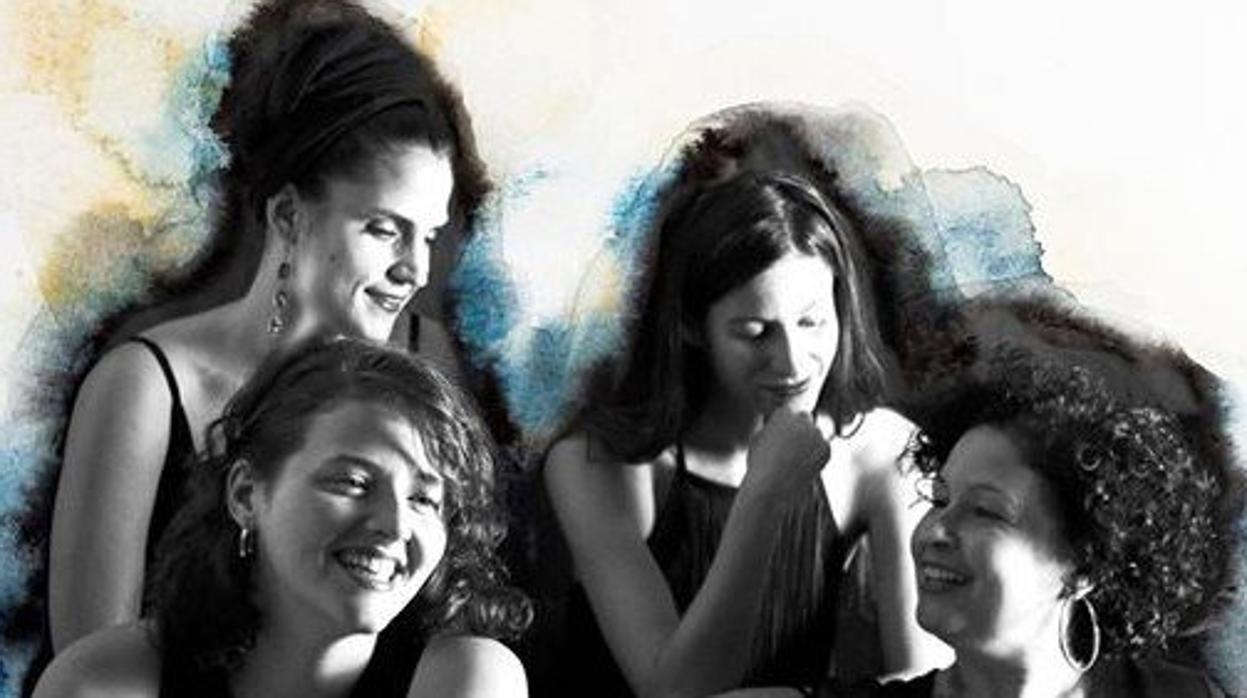 Componentes del grupo 4 Women Quartet