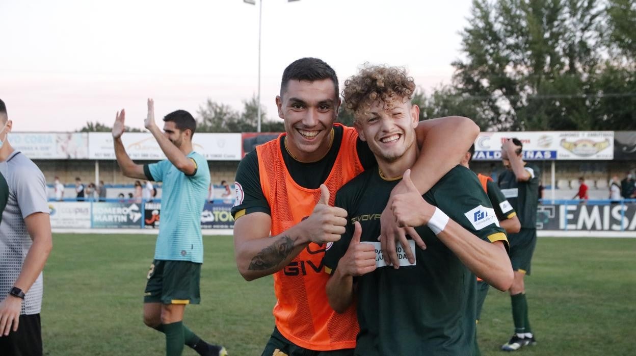 Fuentes y Simo celebran el segundo mejor estreno de la historia en la liga del Córdoba CF