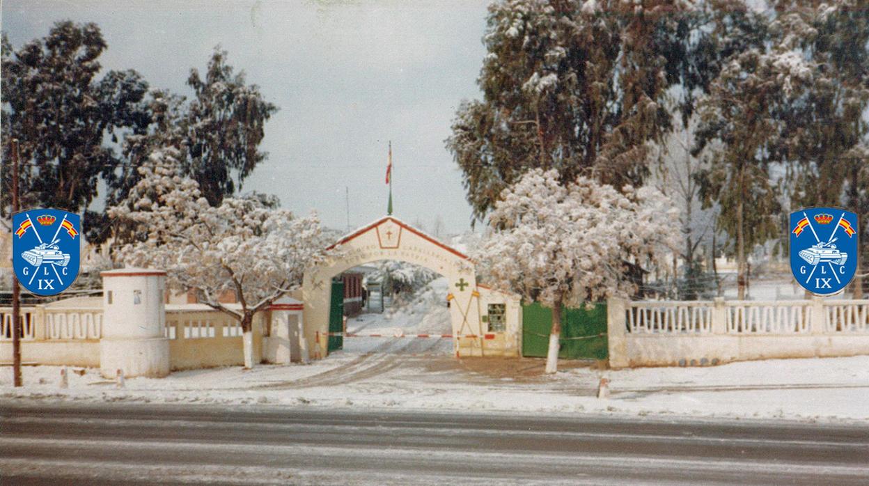 Cuartel de Vaciacostales, cuando era la sede del IX grupo ligero de caballería