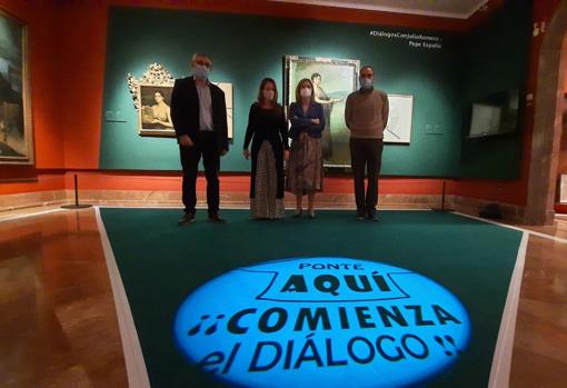 Zona del museo en que se establece el diálogo entre Romero de Torres y Pepe Espaliú