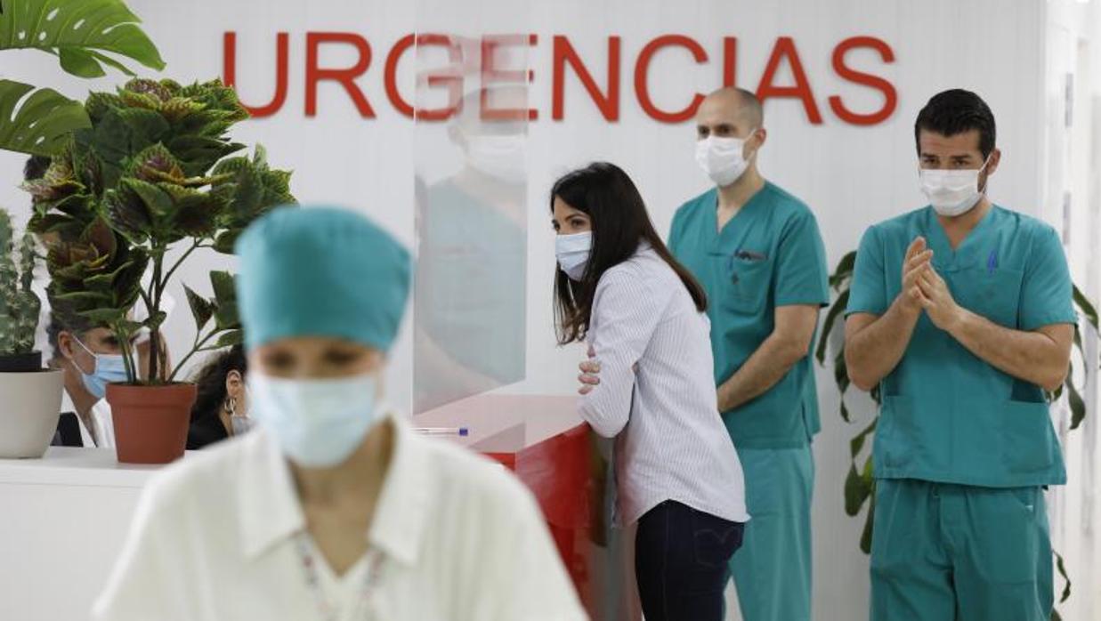 Personal sanitario en un hospital de Córdoba