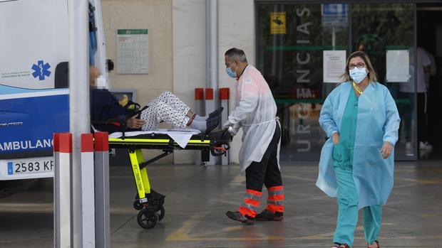 El nivel de ingresos diarios por Covid-19 en el Hospital Reina Sofía de Córdoba empieza a bajar