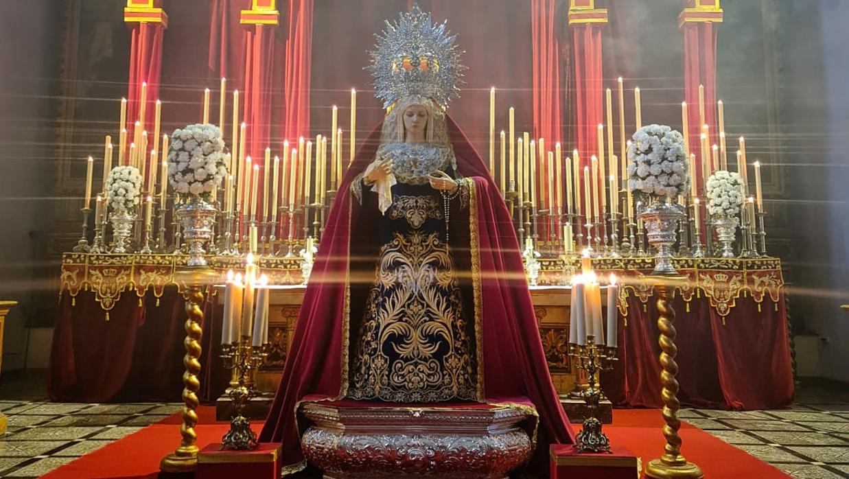 La Virgen de Regla de la hermandad de la Salud de Puerta nueva