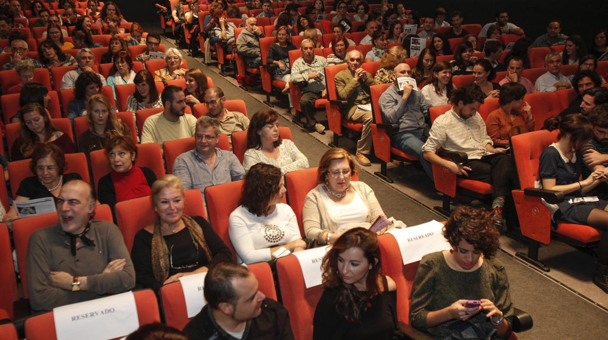 Imagen de archivo de una proyección en la Filmoteca de Córdoba