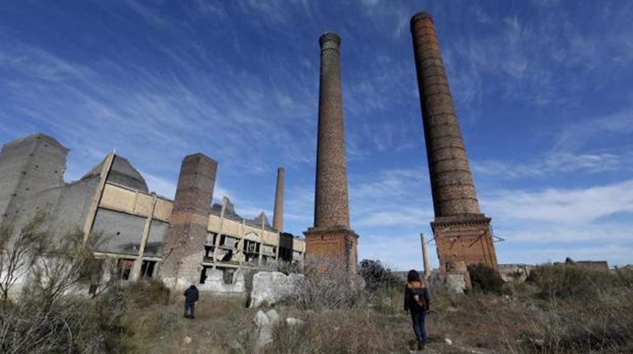 Imagen del antigo cerco industrial de Peñarroya-Pueblonuevo