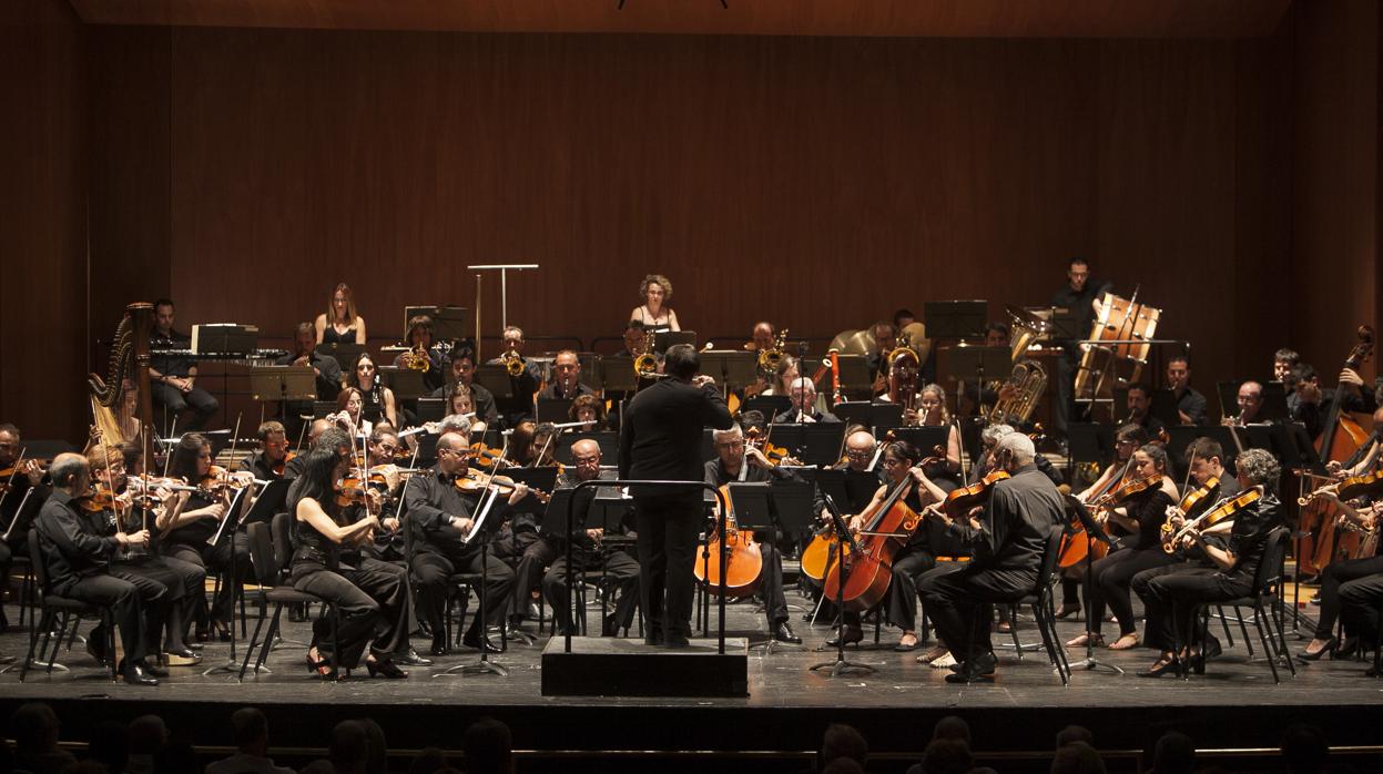 Orquesta de Córdoba en el Gran Teatro en una imagen de archivo