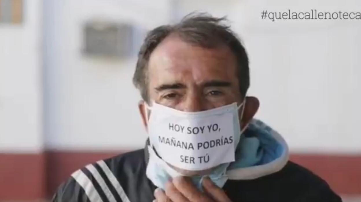 Uno de los protagonistas del vídeo lanzado por la Fundación trinitaria