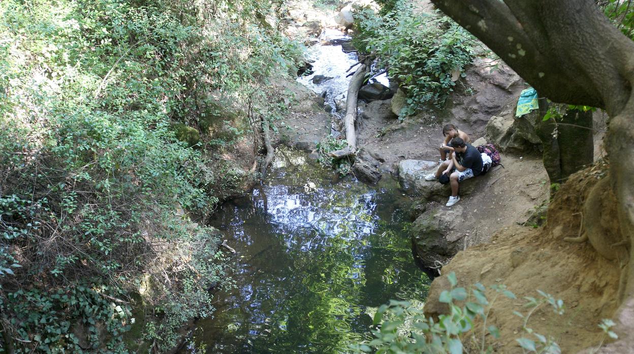 Enclave de los Baños de Popea, en el término municipal de Córdoba