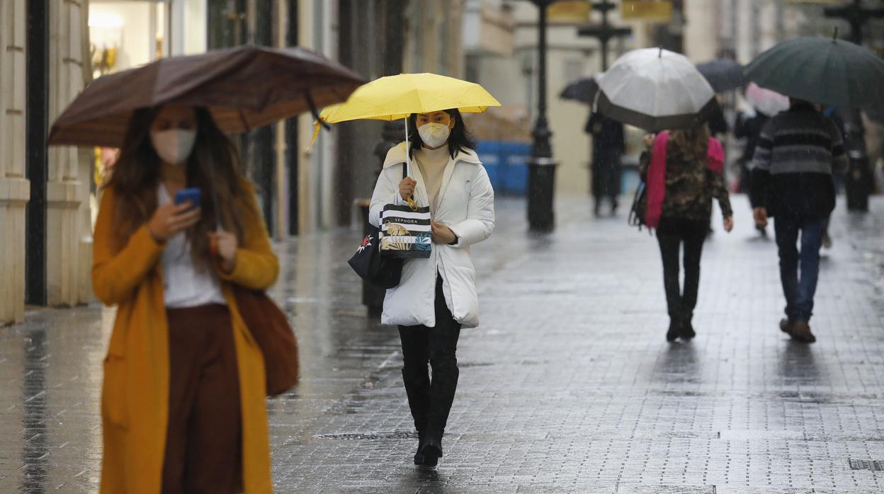 Día lluivioso en Córdoba el mes de noviembre