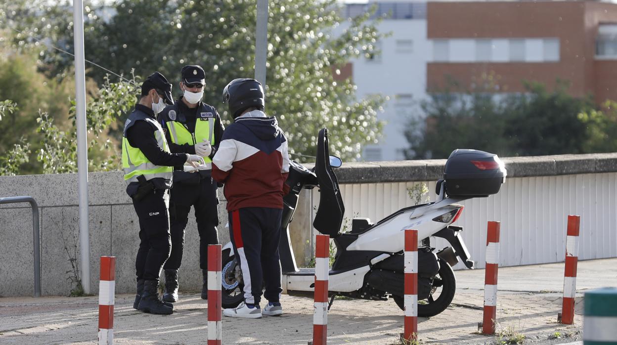 Control policial por el coronavirus