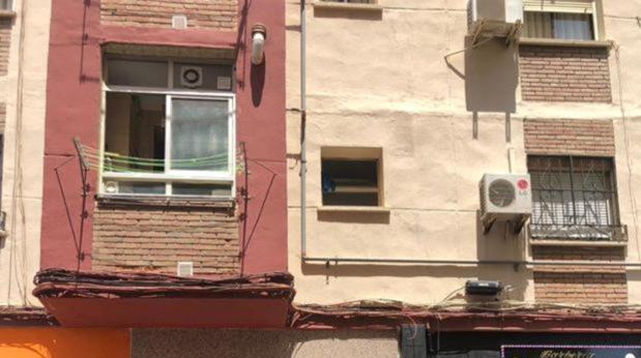 Domicilio de la calle Eduardo R España en Málaga, donde ocurrieron los hechos