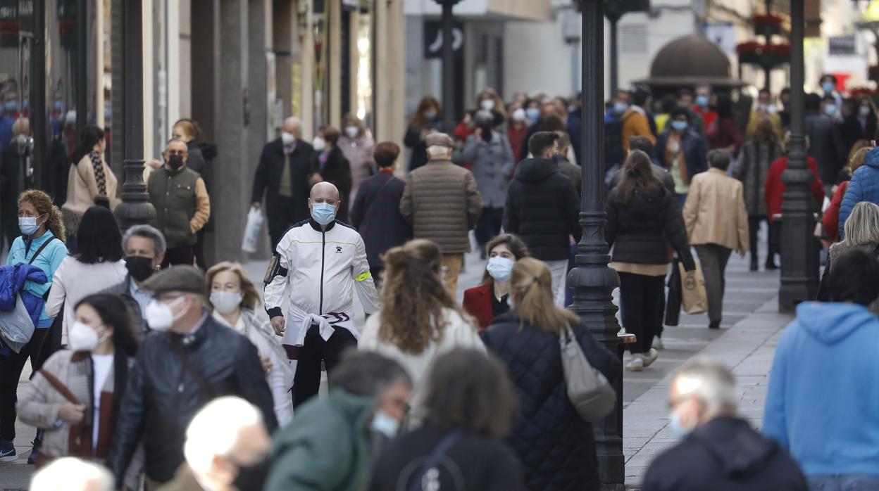 La calle Gondomar de Córdoba, en diciembre de 2020