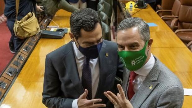 Juanma Moreno destaca que las cuentas son «eficaces contra la pandemia y para la recuperación económica»