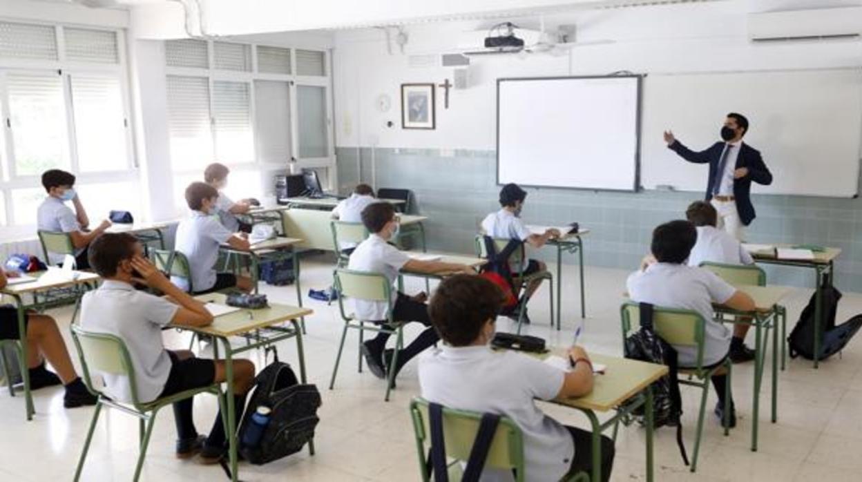 Imagen de archivo de una clase en un instituto de Secundaria de Córdoba