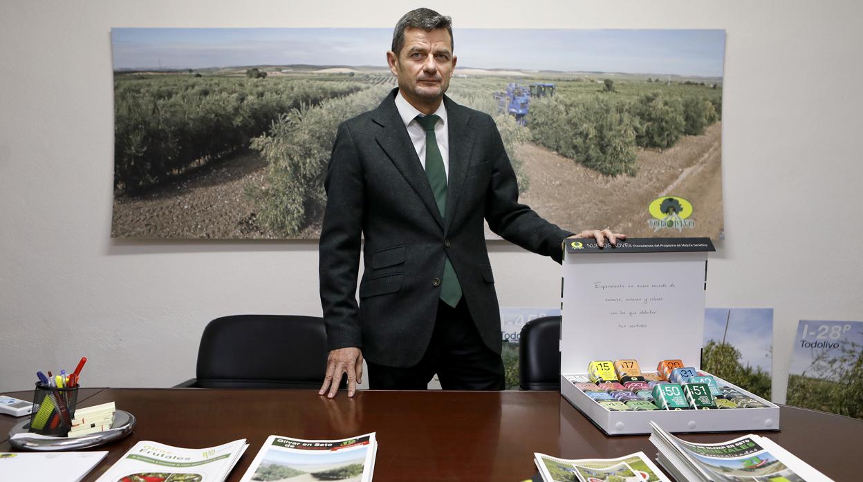 Alfonso Gómez, en las instalaciones de Todolivo