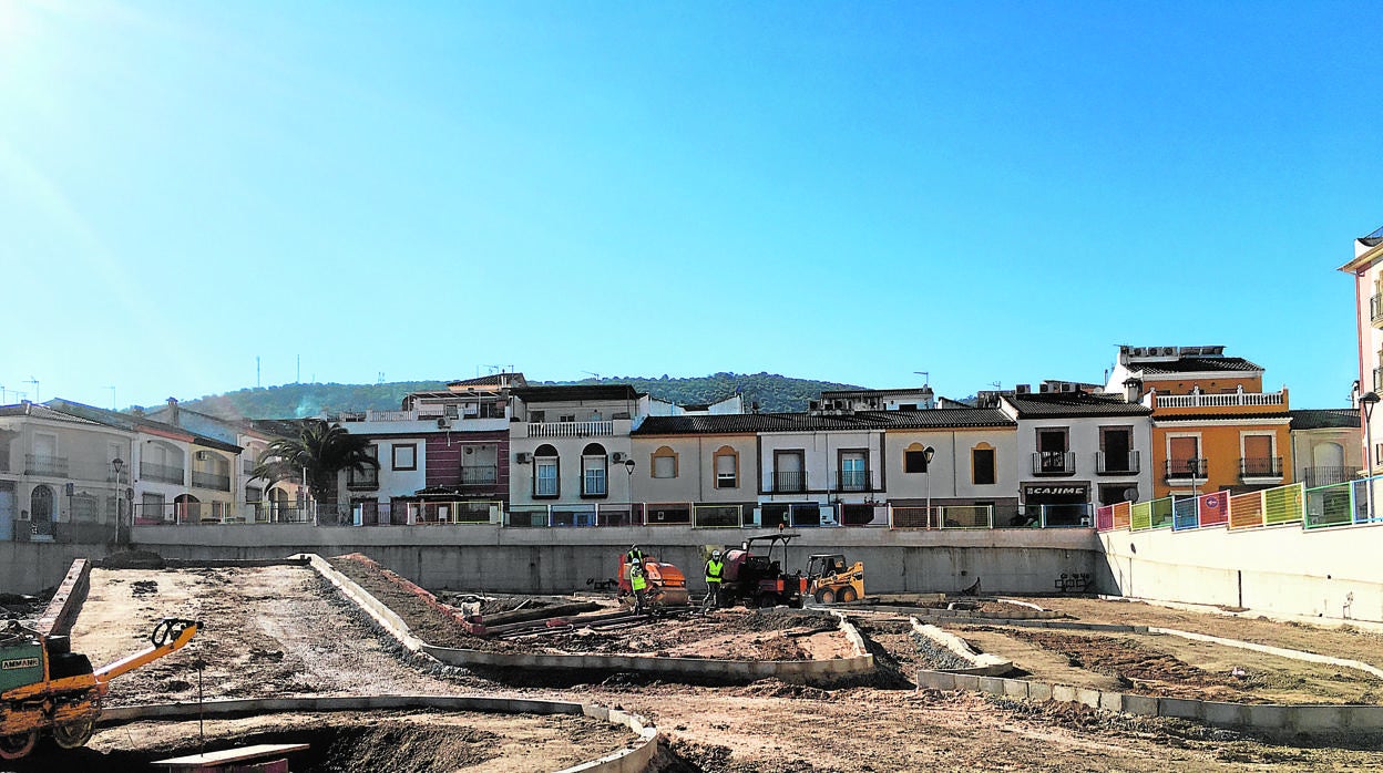 Obras del parque