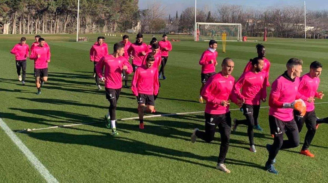 Primer entrenamiento del año para el Córdoba CF