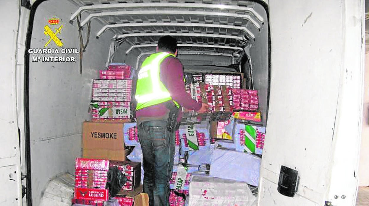 Operación contra el contrabando de tabaco en Córdoba