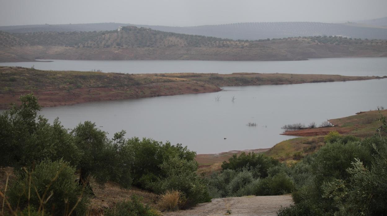 Embalse del Arenoso en el término municipal de Montoro