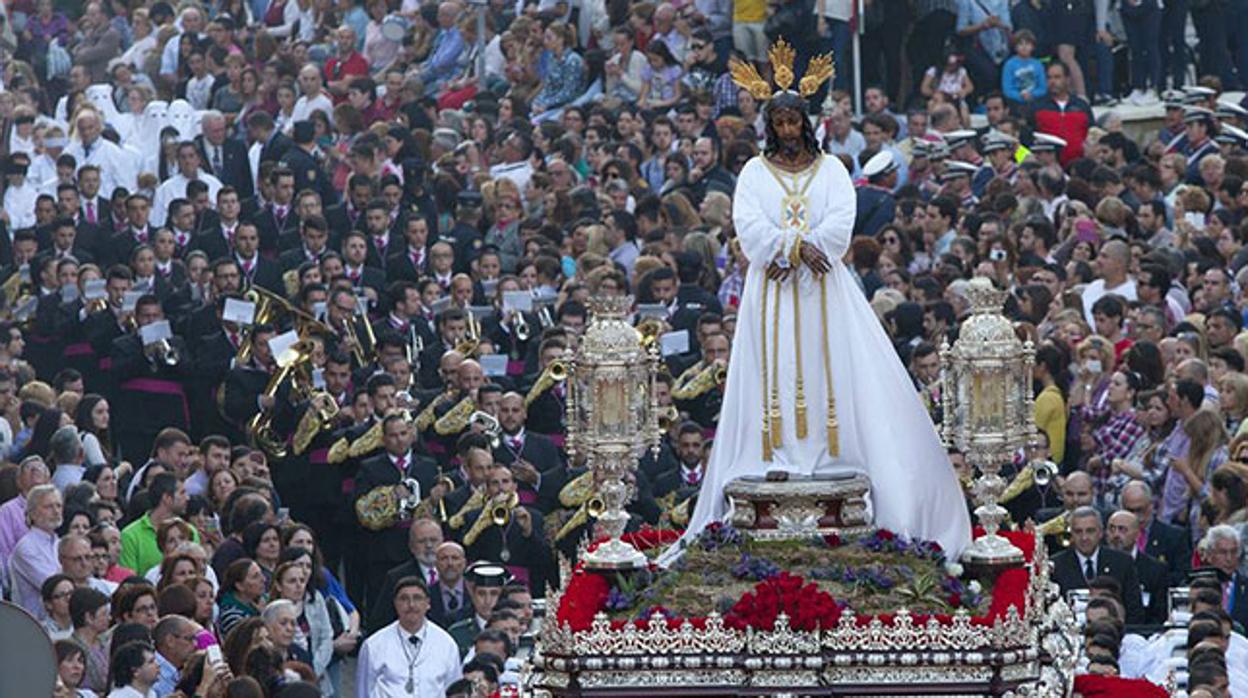 El Cautivo de Málaga en la tarde del Lunes Santo