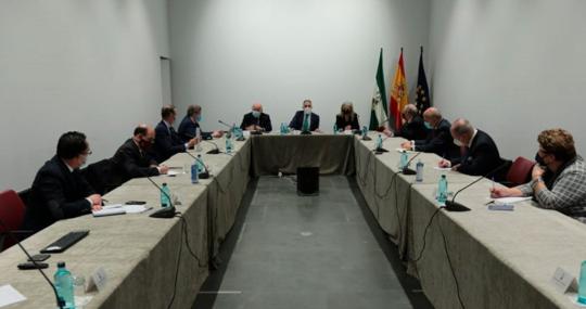 Reunión de la Junta con los presidentes de los Consejos y Agrupaciones de Cofradías