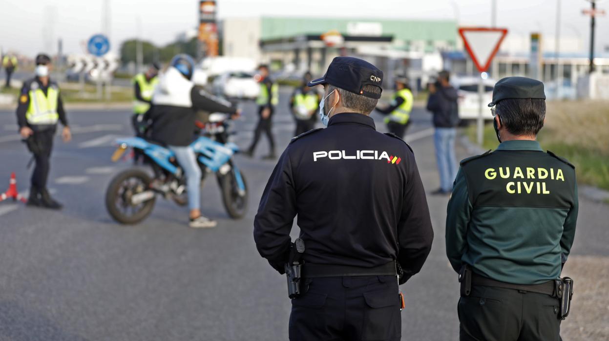 Control conjunto de Policía Nacional y Guardia Civil en noviembre