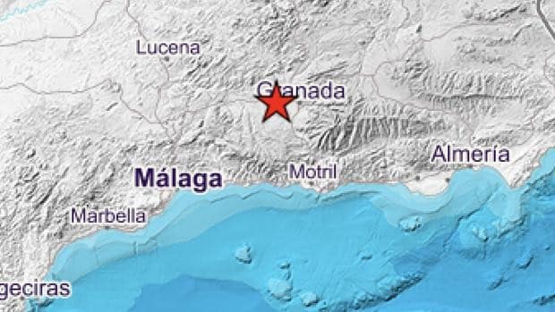 Al menos seis terremotos en Granada se dejan sentir en la provincia de Málaga