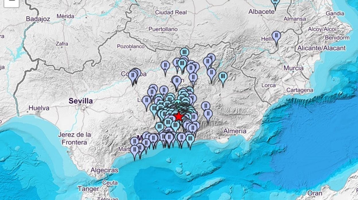 El terremoto de magnitud 4,4 de Santa Fe se deja sentir en Priego e Iznájar con una intensidad III