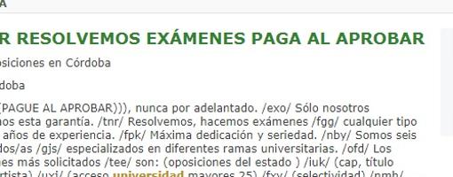 La Universidad de Córdoba, alerta ante intentos de fraude en los exámenes de alumnos