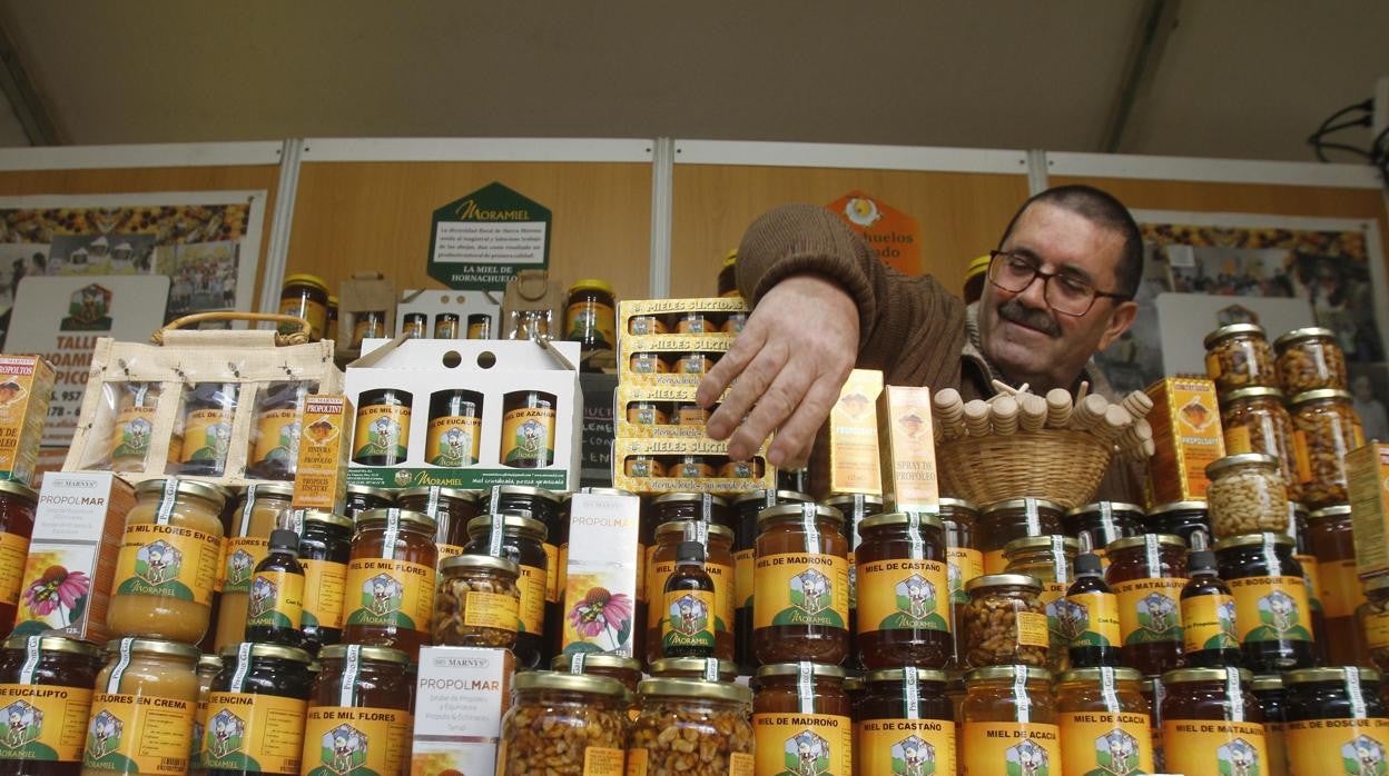 Un stand en Expomiel en la edición de 2018