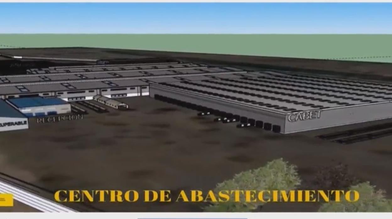 Parte de las futuras instalaciones de la base logística militar