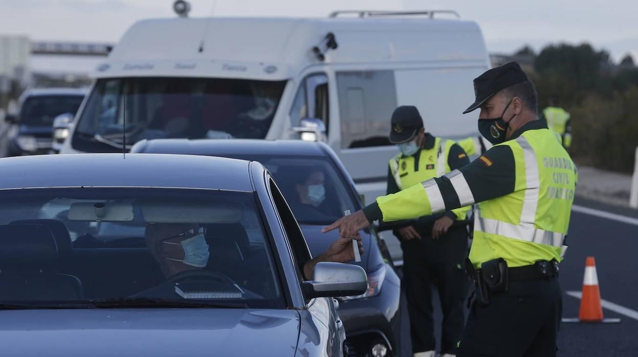 Control de la Guardia Civil