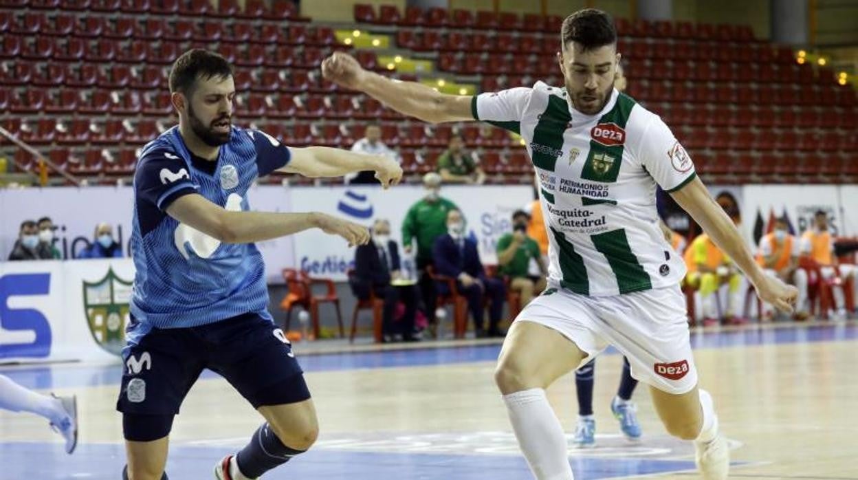 Alberto Saura, en el partido ante Inter Movistar