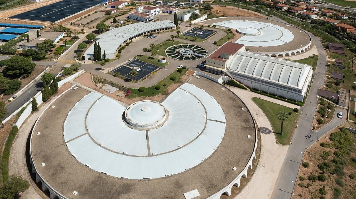 Estación de aguas potables de Villa Azul, en Córdoba