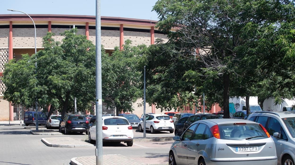 Aparcamientos junto a la plaza de toros en una imagen de mayo del año pasado