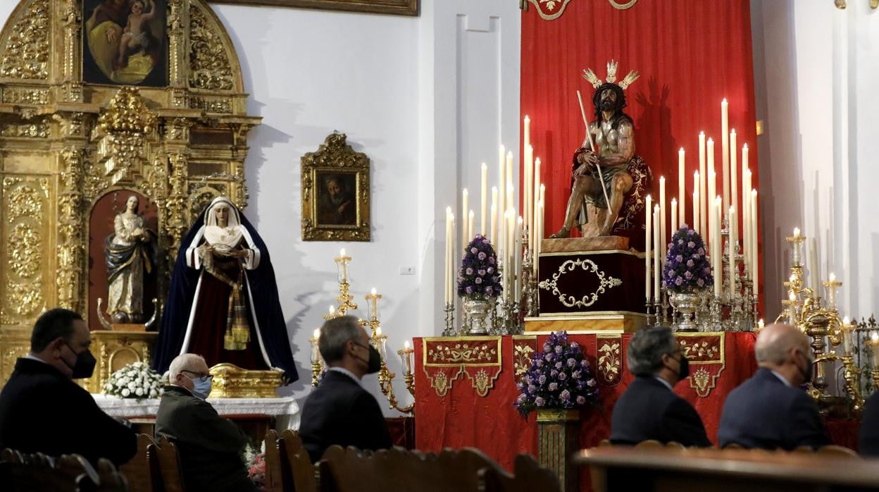 Altar de cultos del Señor de la Coronación de Espinas en la Merced