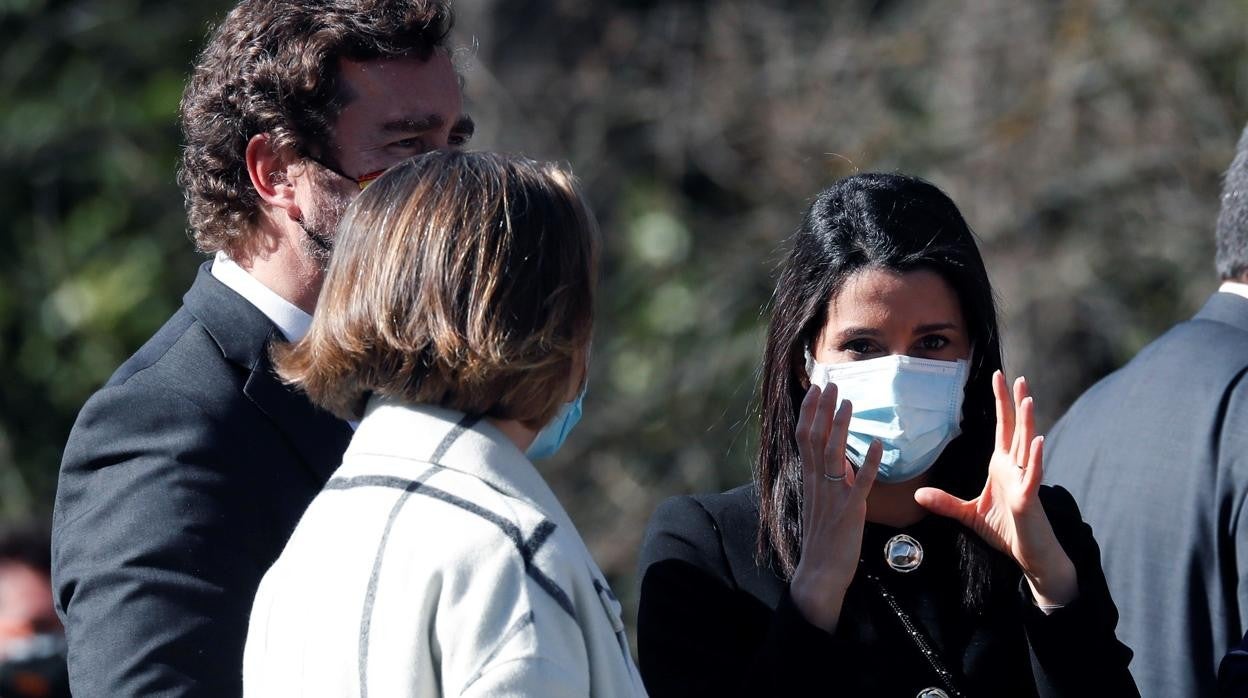 Inés Arrimadas en un acto de esta semana