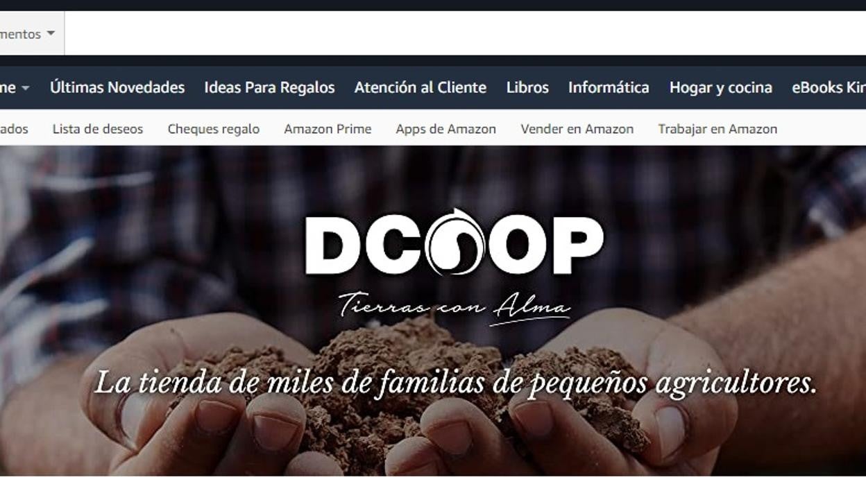 Dcoop abre tienda propia en Amazon